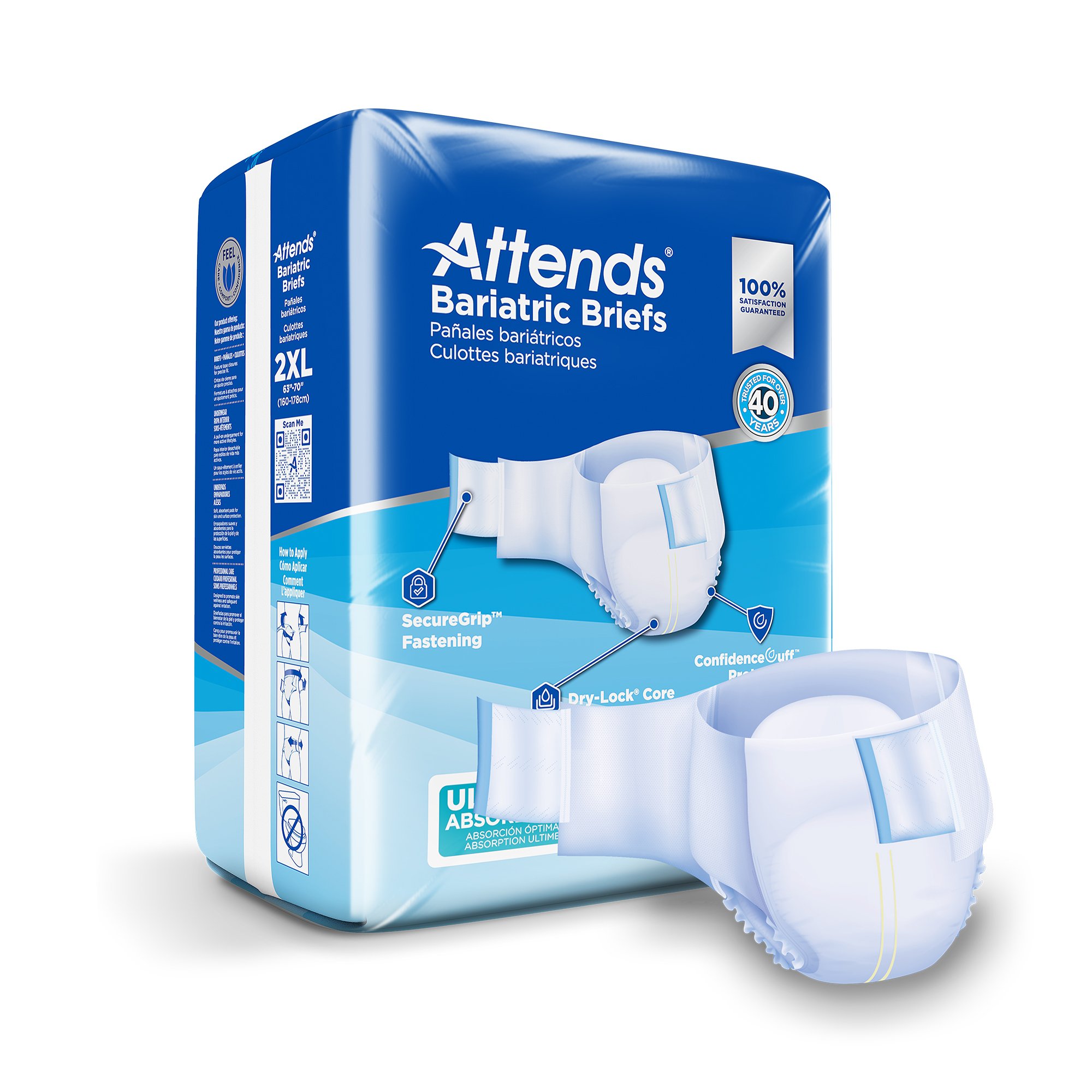 Attends Bariatric briefs