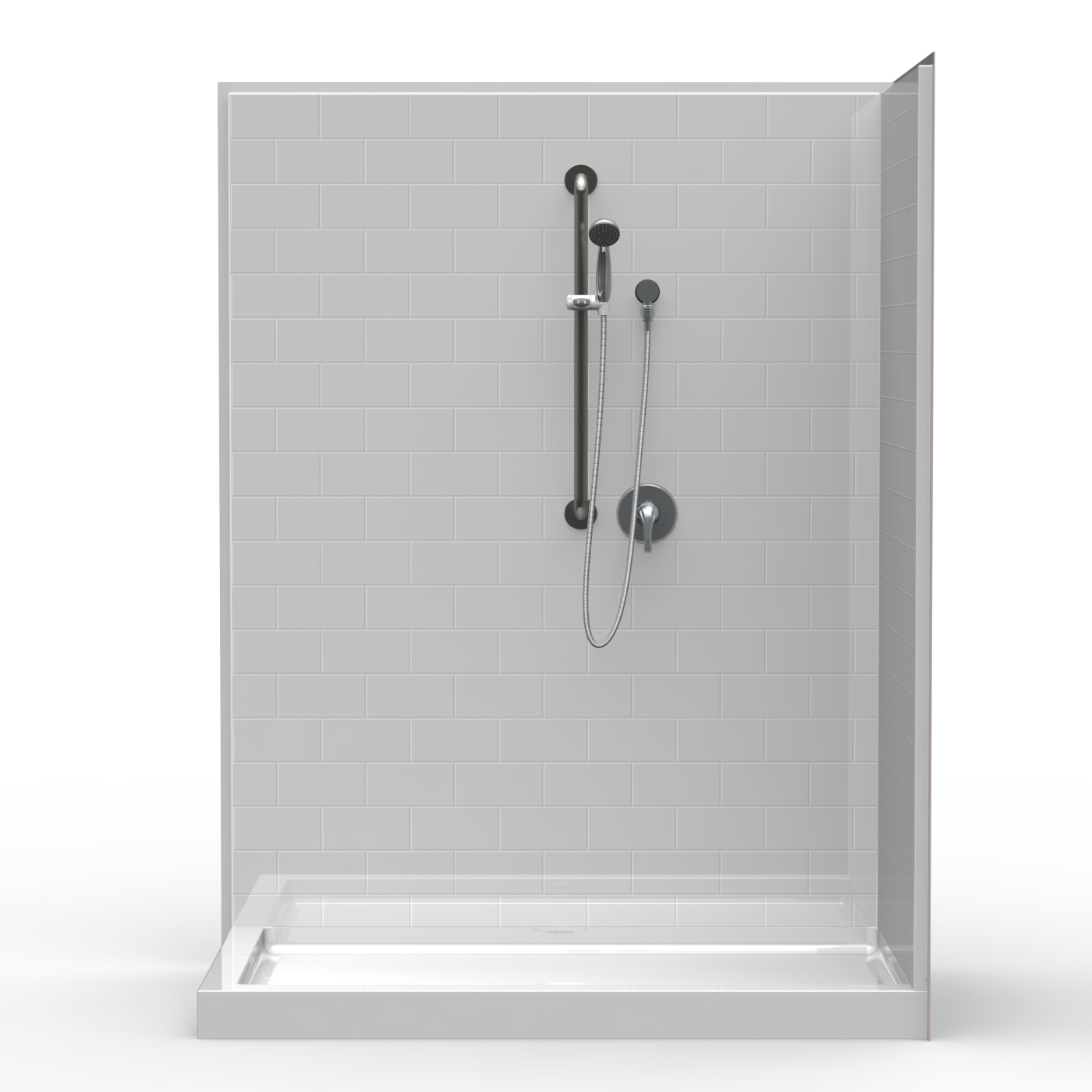 BestBath Curbed Shower