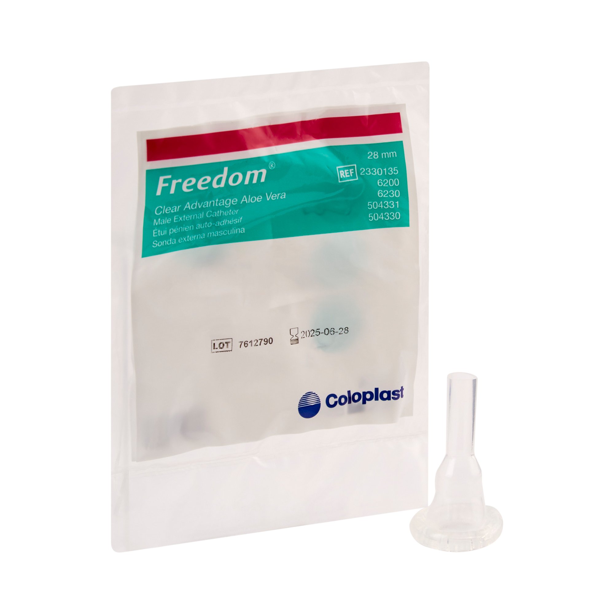 Coloplast Male External Clear Catheter Coloplast Male External Clear Catheter