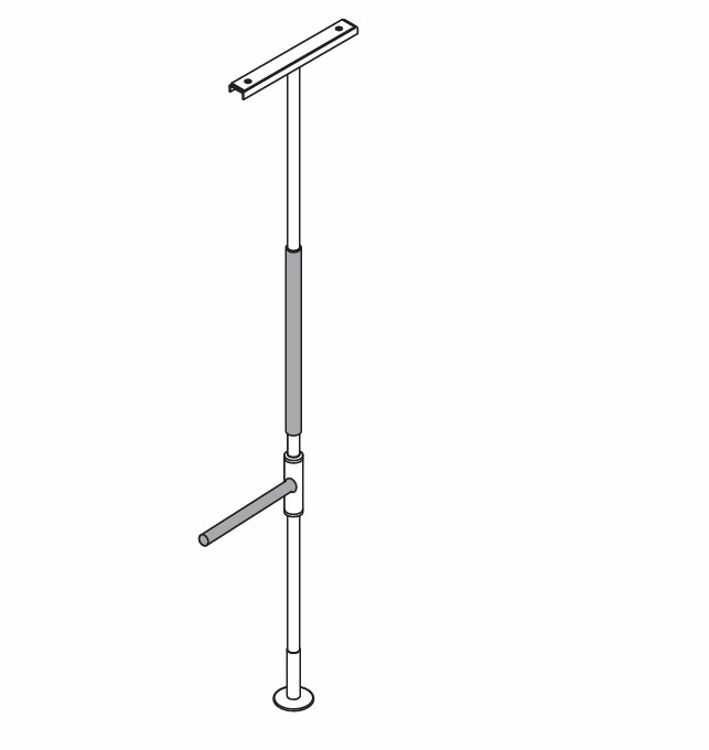 Healthcraft Bariatric Super Pole w/SuperBar Healthcraft Bariatric SuperPole w/SuperBar