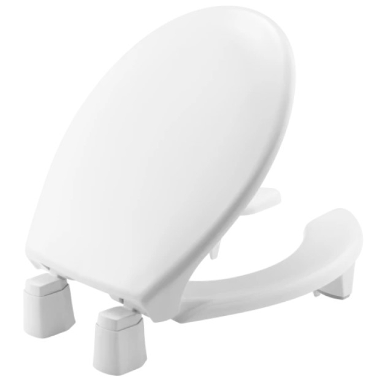 Bemis Round Open Front toilet seat
