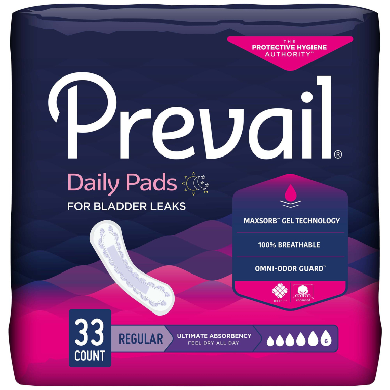 Prevail bladder control pads