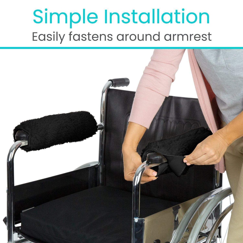 Vive Sheepskin Wheelchair Armrest Vive Sheepskin Wheelchair Armrest